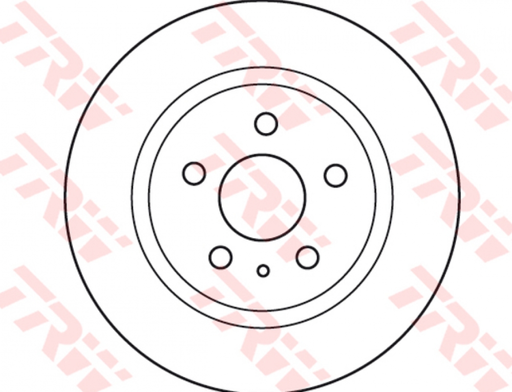 Set discuri frana spate Insignia 315mm J61/62/64 TRW